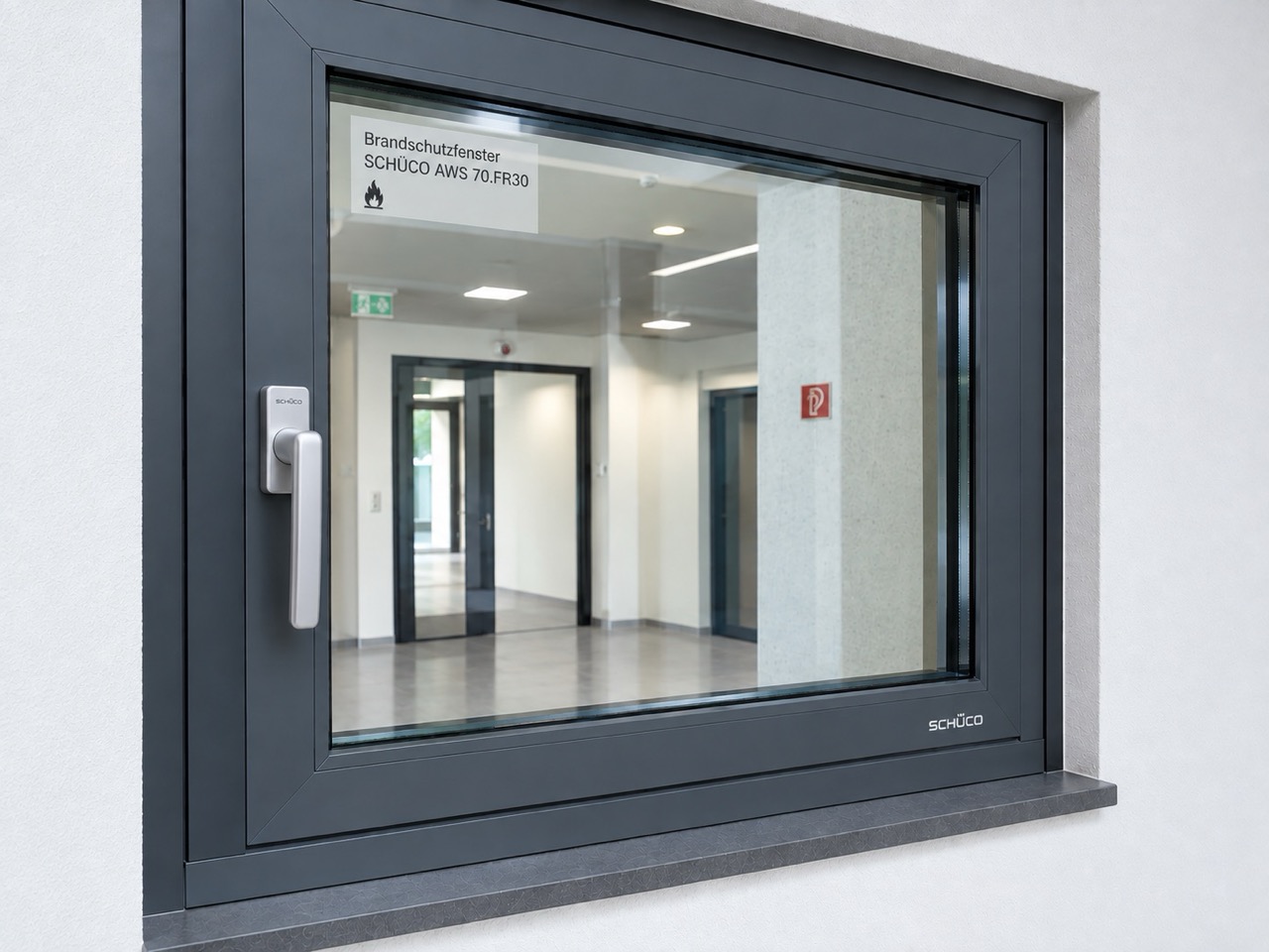 Ein schüco-fenster